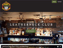 Tablet Screenshot of leatherneckbar.com